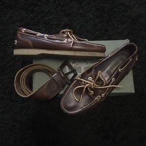 Boat Shoes And Belt